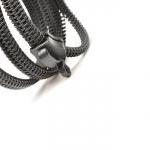 Zipper Jewelry - Handmade Bracelets In Black.